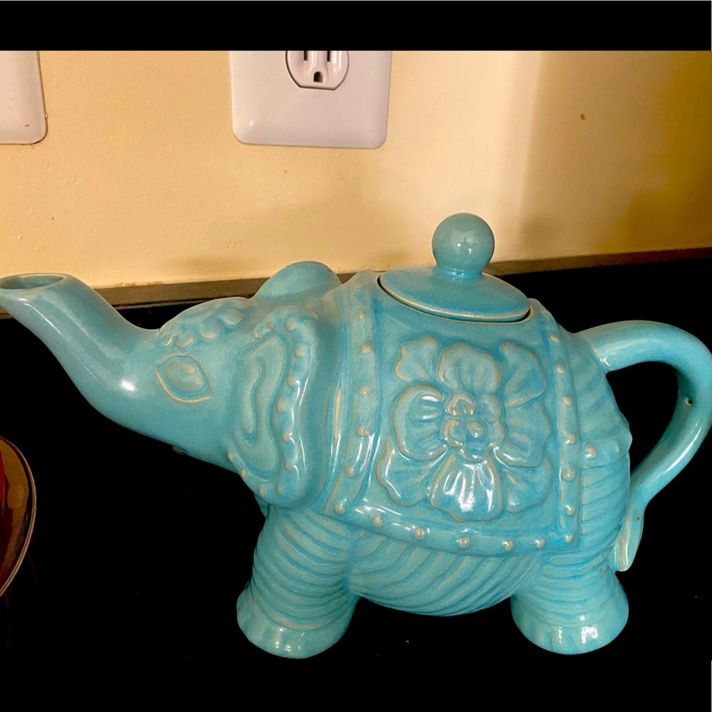 Calypso St Barth TeaPot Elephant Turquoise Target